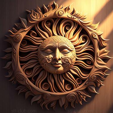 3D model sun (STL)